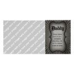 Gothic Text Daddy Photo Card