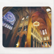 "Gothic Twist" Notre Dame Cathedral Watercolor Mouse Pads