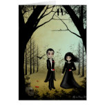 Gothic Wedding Save the Date Card