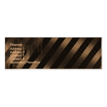 Gothica Profile Card - Brown Business Card