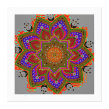 Gothicchicz  Abstract Art Stretched Canvas Print