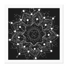 Gothicchicz  Abstract Art Stretched Canvas Print