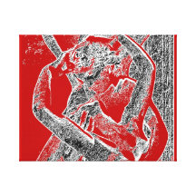 Gothicchicz  angels Wrapped Canvas Gallery Wrap Canvas
