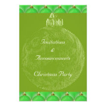 GothicChicz Christmas Party Invitation Card