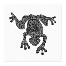 Gothicchicz Coqui PuertoRico Stretched Canvas Prin Stretched Canvas Prints