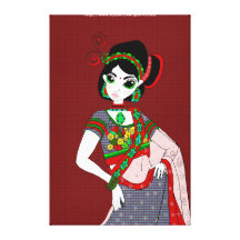 Gothicchicz Wrapped Canvas Stretched Canvas Print