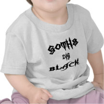 Goths Dig Black Tees