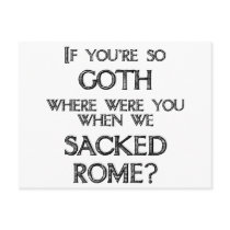 Goths & Vandals Post Card
