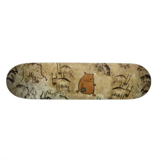 gotowork in a cave skate deck