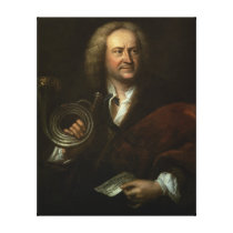 Gottfried Reiche , Senior Musician and Solo canvas prints