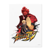 Gouken Vs. Akuma Post Card