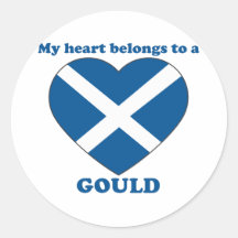 Gould Round Sticker