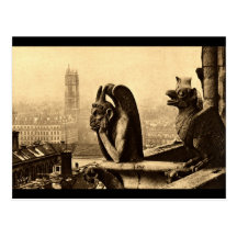 Goule Notre Dame, cru 1912 de Paris France Carte Postale