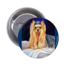 Goupille de bouton de Yorkshire Terrier Badges Avec Agrafe