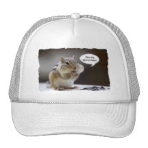 Gourmet Chef Chipmunk Picture Trucker Hats