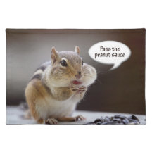 Gourmet Chef or Cook Chipmunk Photo Placemats