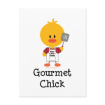 Gourmet Chick Postcard