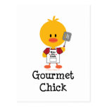 Gourmet Chick Postcard