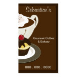 Gourmet Coffee & Bakery Biz Card Business Card Template