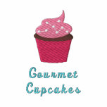 Gourmet cupcakes embroidered shirt