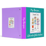 Gourmet-Divas Recipes notebook binders