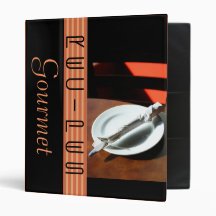 Gourmet Food Recipe Binder