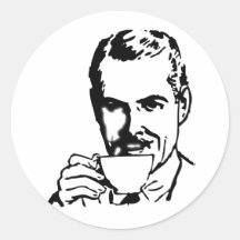 Goûteur professionnel de café autocollants