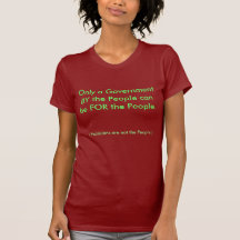 Gouvernement PAR les personnes T-shirt