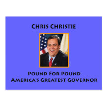 Gov. Chris Christie Postcard