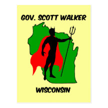Gov Scott Walker Post Card