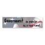 Government as popular as a root canal...