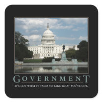 Government Demotivational Sticker Set