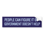 Government Doesn't Help Bumper Sticker bumper stickers