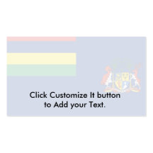Government Ensign Of Mauritius, Malta Business Cards
