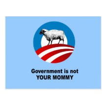 Government is not  your mommy postcards