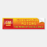Government Motors-Marx of Excellence BumperSticker Bumper Stickers