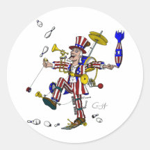 Government Unlimited Round Sticker