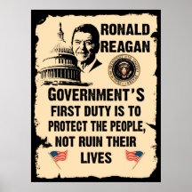 Government's First Duty Poster
