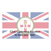Governor Of Northern Ireland, United Kingdom flag Business Card Templates