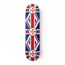 Governor Of Northern Ireland, United Kingdom flag Skate Board Decks