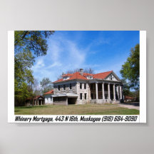 Govoners Manison Sequayah Indian Territory Posters