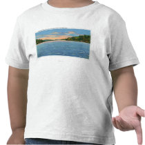 Govt. Free Camp Sites View of Lower Saranac Lake Tshirt