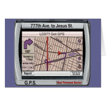GPS God Personal Saviour Greeting Cards