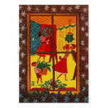 GR8 Retro Holiday Christmas Decor Gift Tag Card