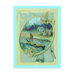 GR8 VINTAGE CAMPING & FISHING PC ~ POSTCARD