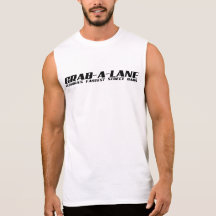 GRAB-A-LANE LOGO NO SLEEVES T-SHIRTS
