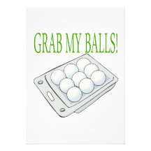 Grab My Balls Custom Invites