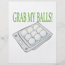 Grab My Balls Full Color Flyer