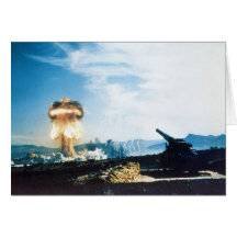 Grable Event Operation Upshot Knothole Atomic Test Greeting Card