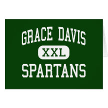 Grace Davis - Spartans - High - Modesto California Cards